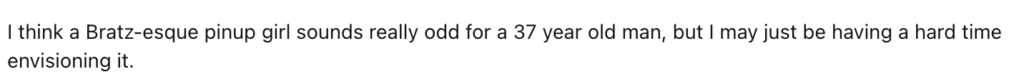 Reddit comment